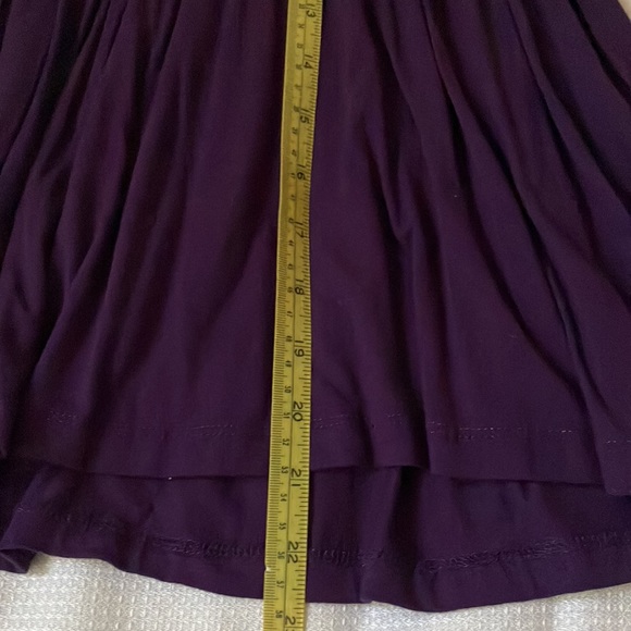 Purple babydoll tunic top - Picture 6 of 7